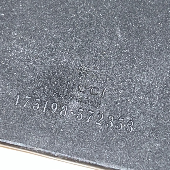 Authentic Gucci Monogram with Gold Metallic Bees Cardholder Phone Case - Picture 4 of 5